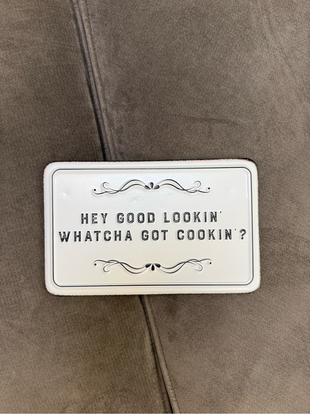 Decorative kitchen sign